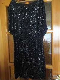 Платье туника черное