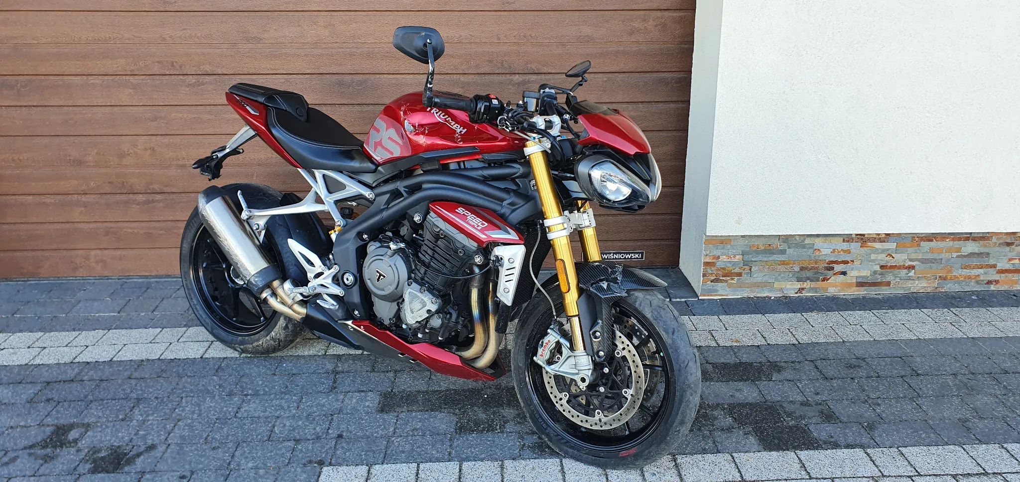 Triumph Speed Triple 1200 RS 179KM Salon PL 1 właściciel. uszkodzony