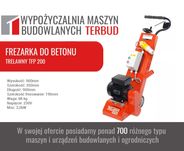 Frezarka do betonu, wypożyczalnia