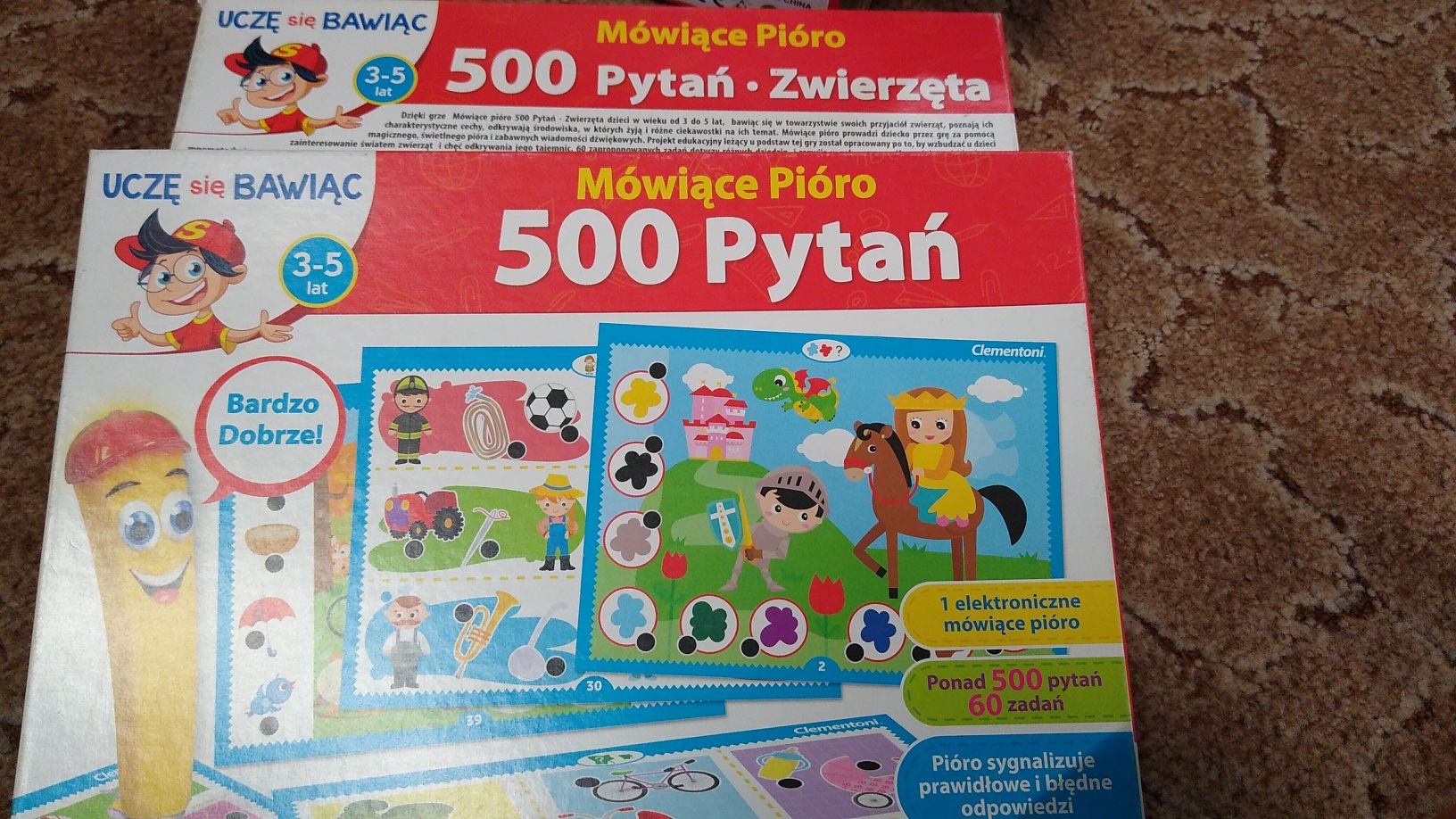 Mówiące Pióro 500 pytań + zwierzęta