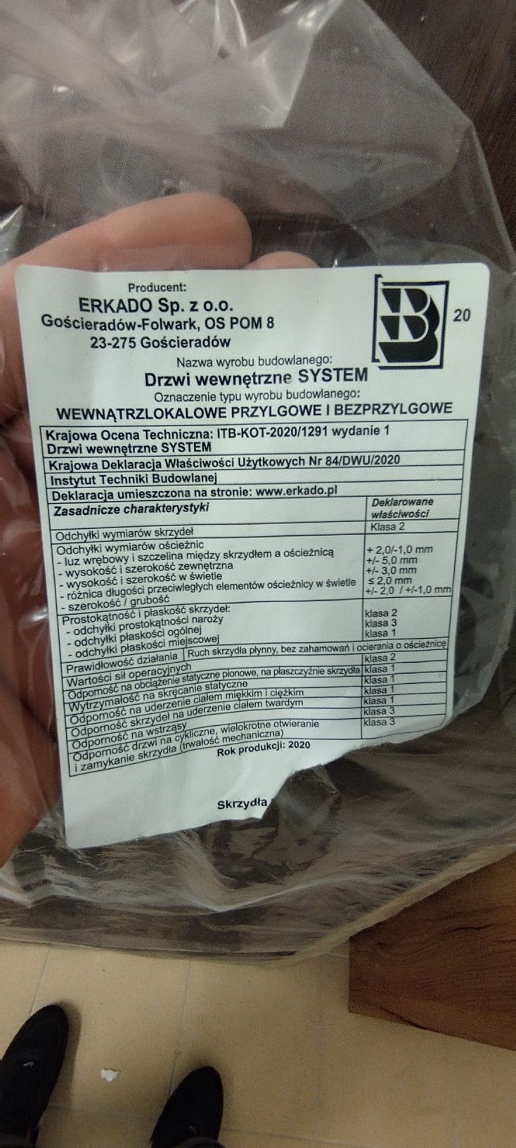 Nowe drzwi erkado 200x74