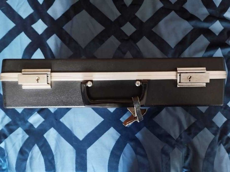 Mala de negócios em plástico vintage