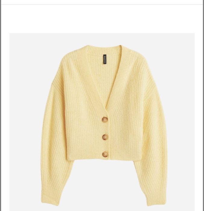 Кардиган жовтий H&M