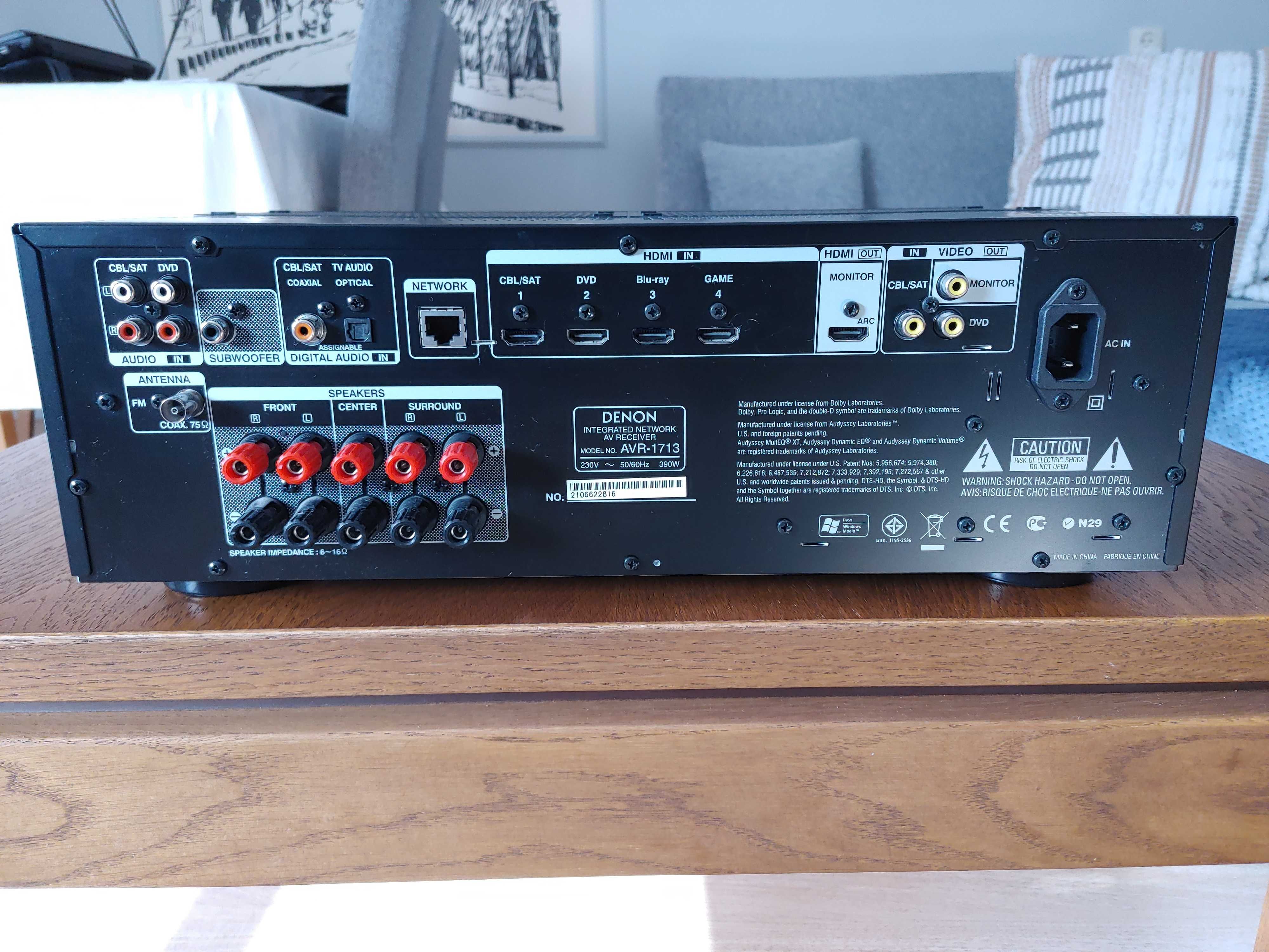 Denon-1713 - amplituner kina domowego
