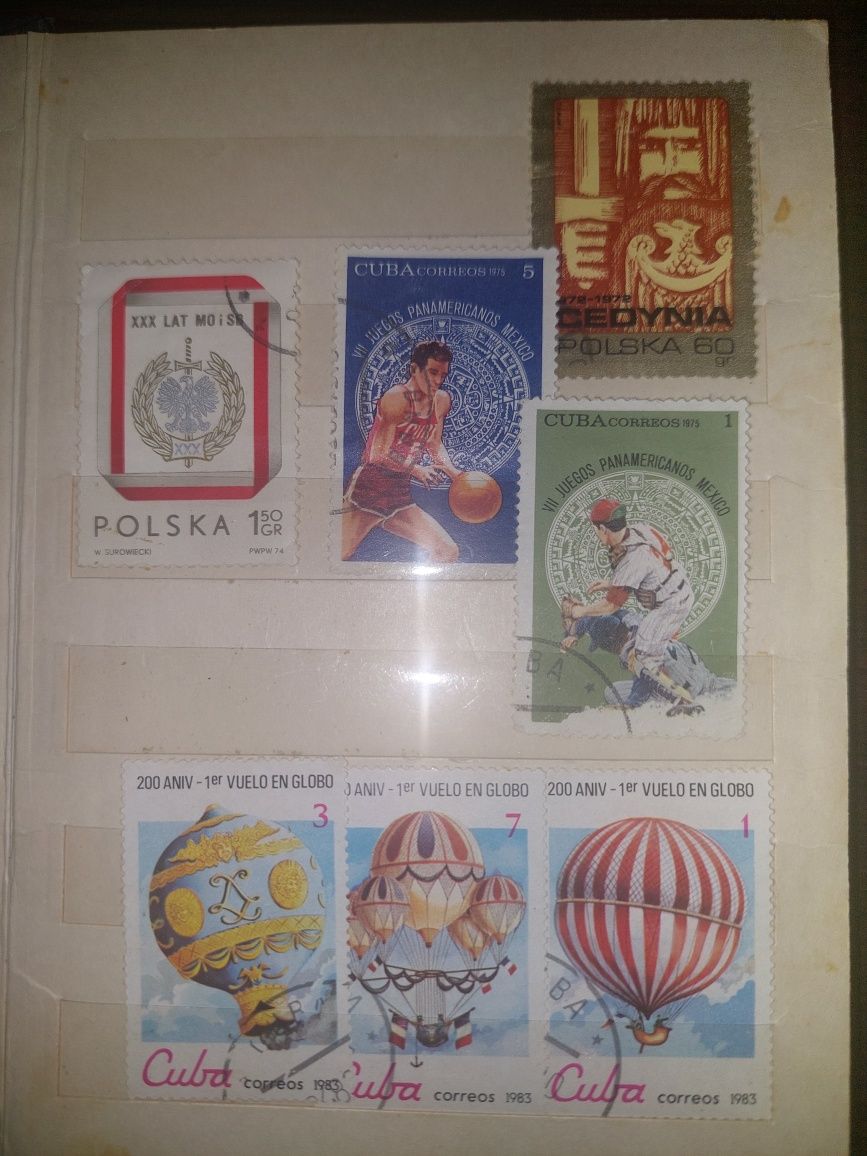 Альбом с марками 27 шт.