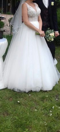 Шикарное свадебное платье,можно для беременных
