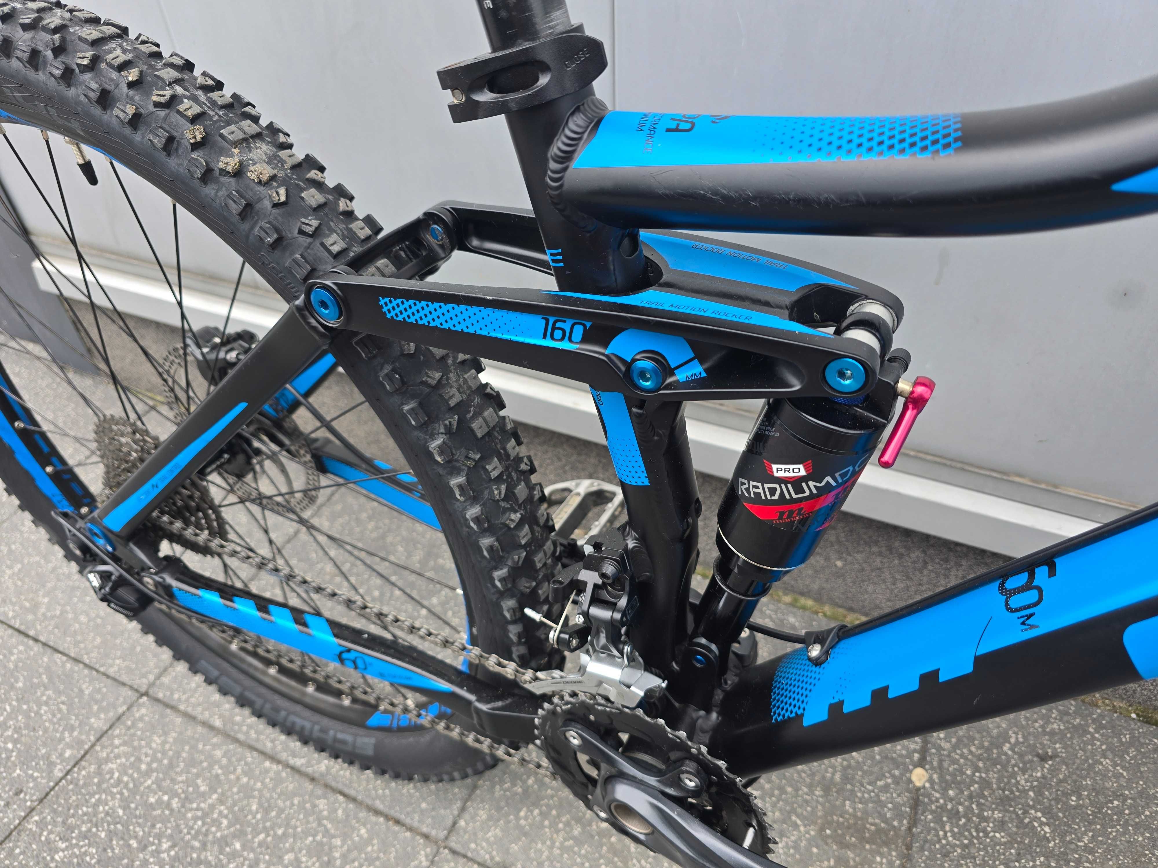 CUBE FRITZZ 160 HPA Rower enduro 160 mm 27,5 S 16 cali 40 cm MTB FULL