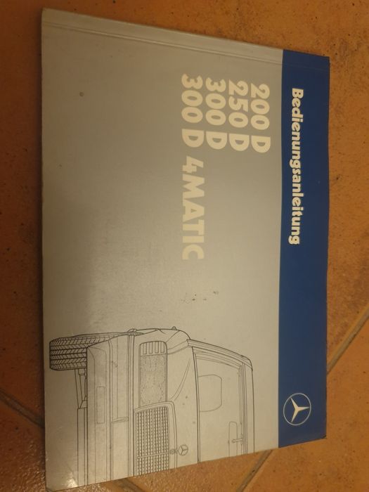 Instrukcja obsługi Mercedes W124