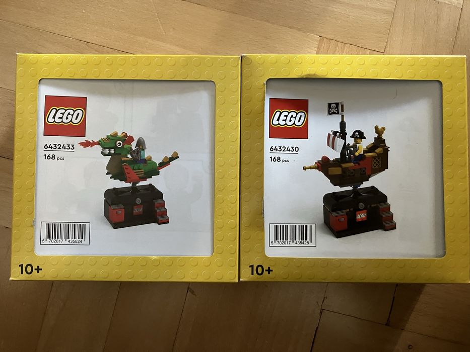 Lego dwa zestawy przejazdzka na smoku