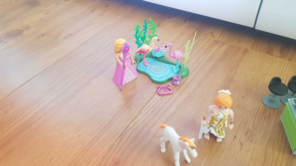 Playmobil zestaw mix 9543, 70558, 70096 karuzela syrenka