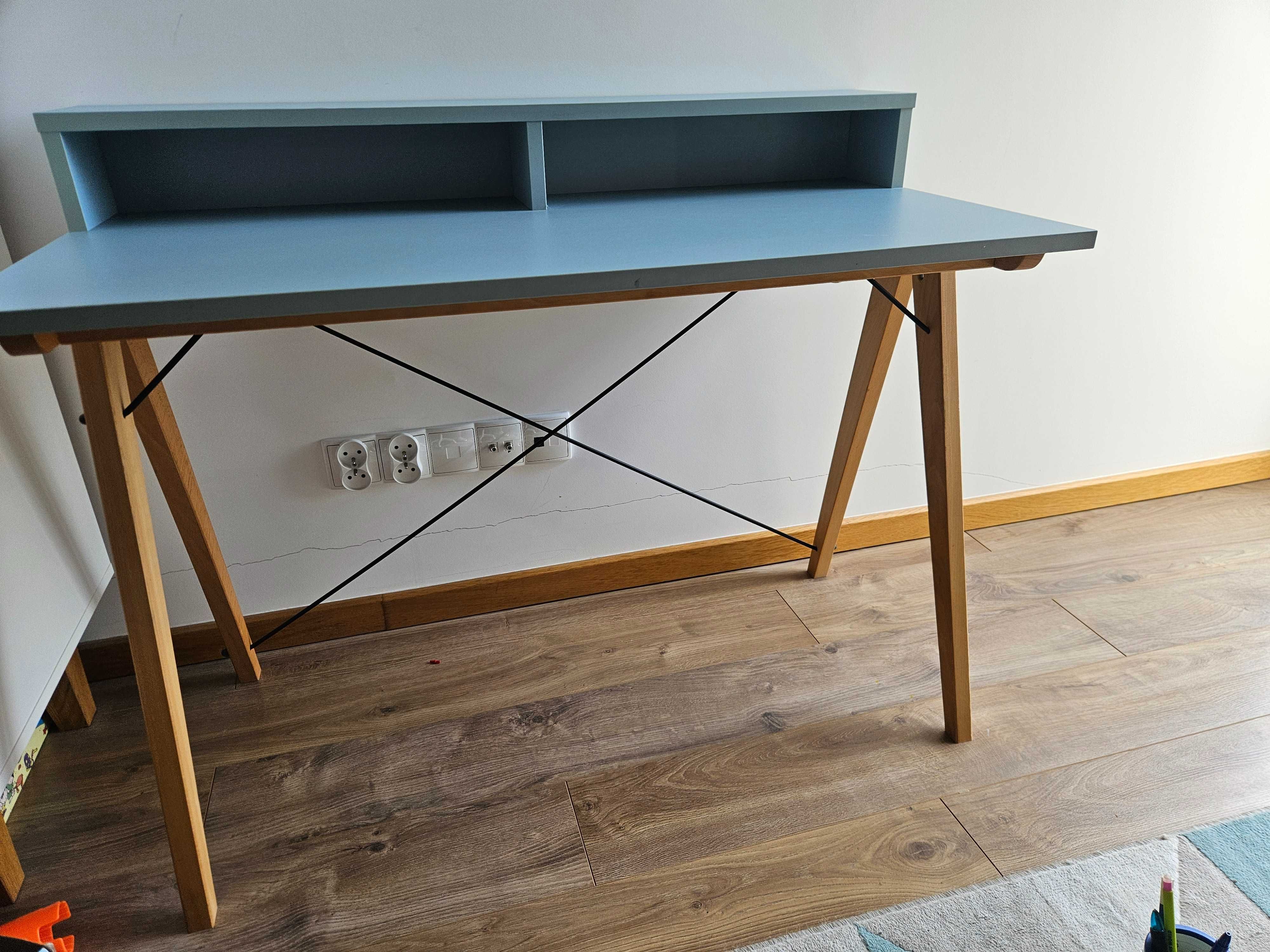 Biurko Minko kids slim + horizontal z nadstawką