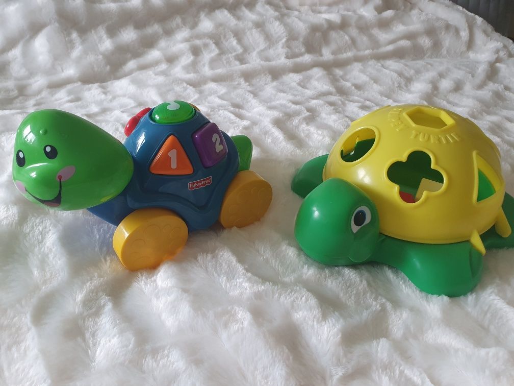 Żółw Fisher Price i Playskool stan b.db.