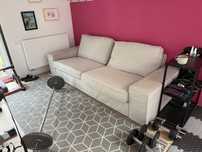 KIVIK Sofa 3-osobowa - kanapa - jasnoszary