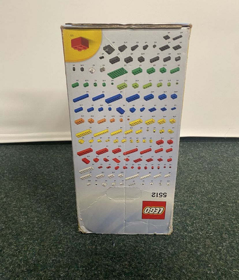 Pudełko po lego kartonowo plastikowe