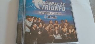 1 CD Operação Triunfo - Acreditar o álbum