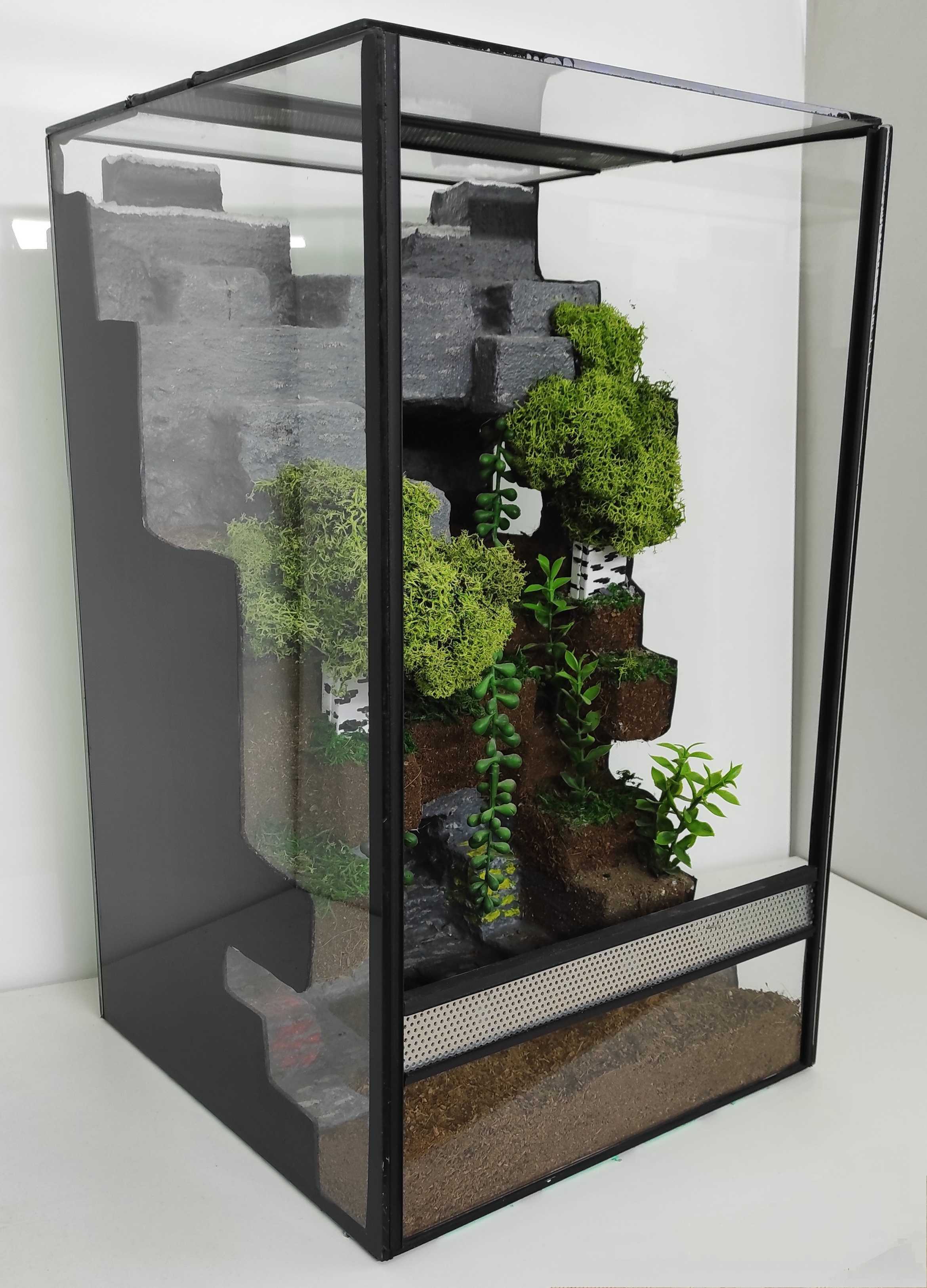 Terrarium dla patyczaka, gekona, extreme hills, TW13MC AquaWaves