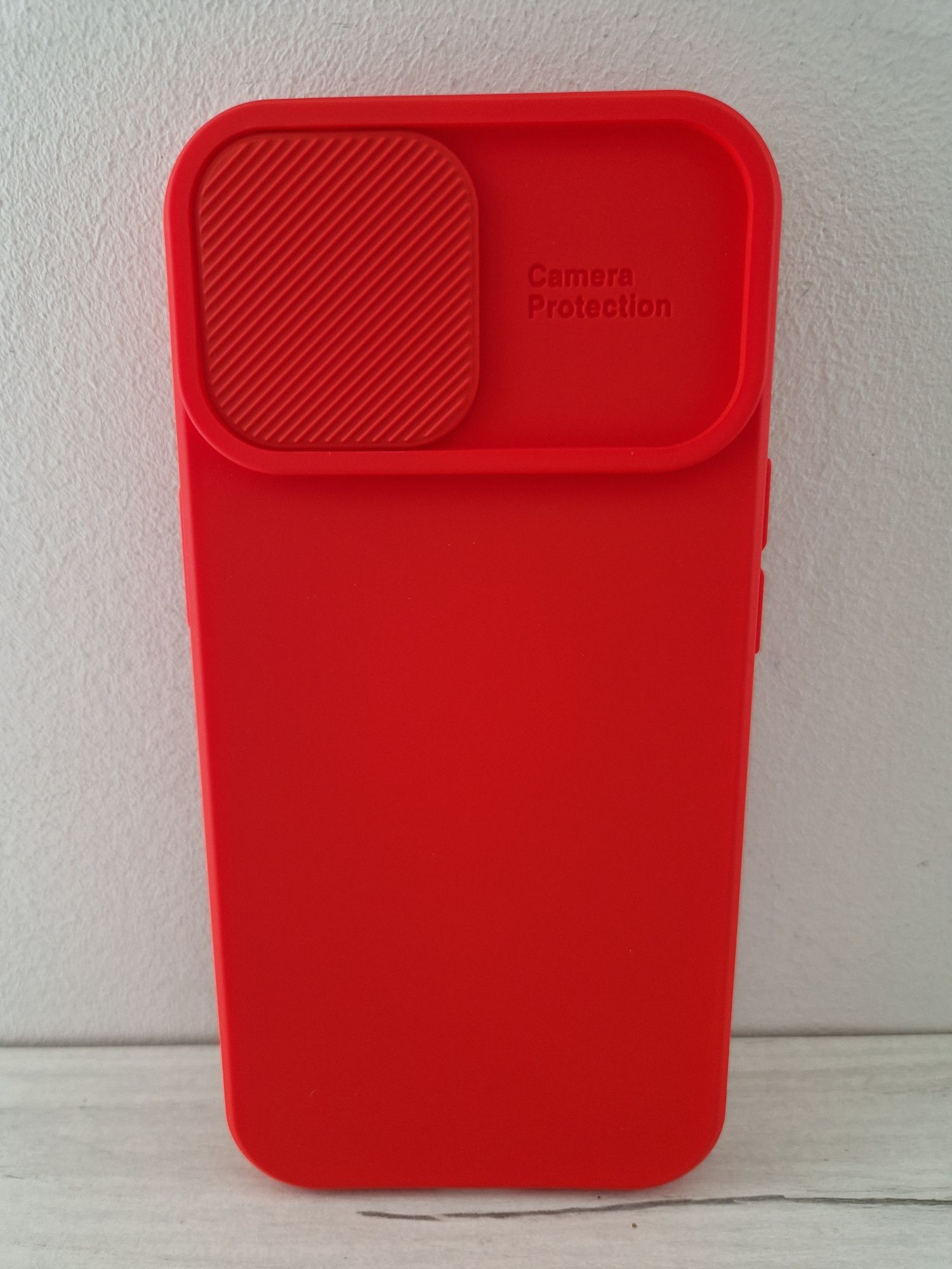 Camshield Soft do Iphone 15 Plus Czerwony