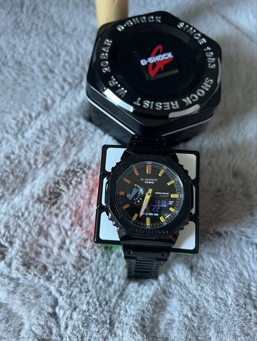 Zegarek marki casio gshock, g-shock, gm analogowo cyfrowy