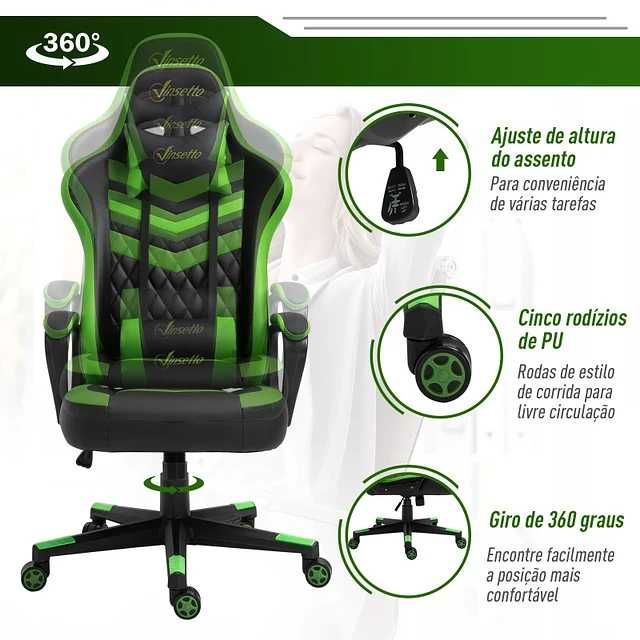 Cadeiras Gaming ergonómicas Vinsetto