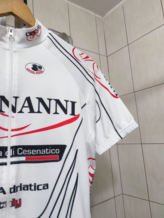bluzka męska M kolarska koszulka ciemna czarna elegancka Cicli Nanni G