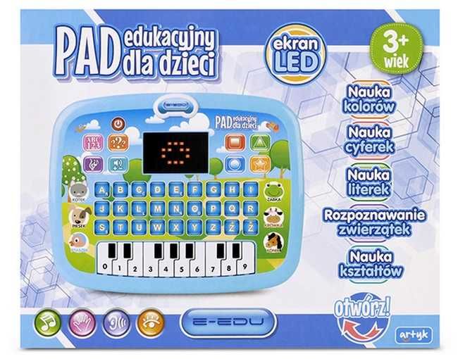 Tablet Dotykowy Edukacyjny Pad dla dzieci Edu ekran LED Artyk