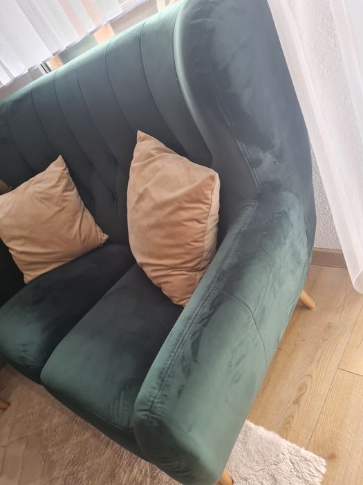 Sofa kelso butelkowa zieleń 2os