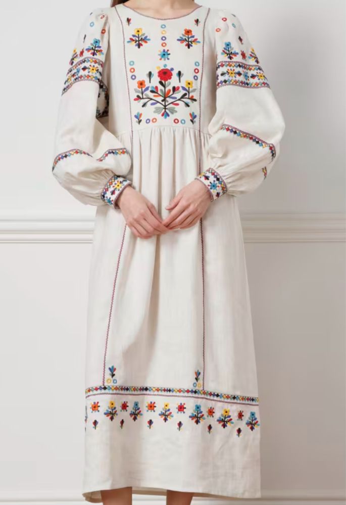 Нова, сукня вишиванка в стилі etnodim xs