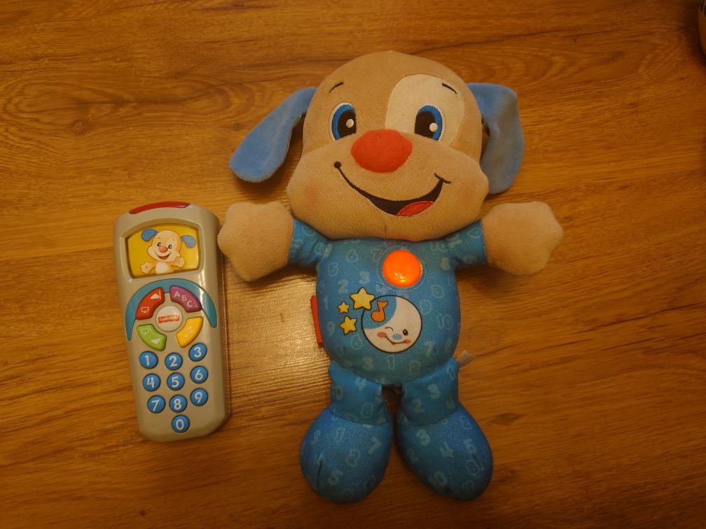 Szczeniaczek usypiaczek plus pilot fisher price plus gratisy