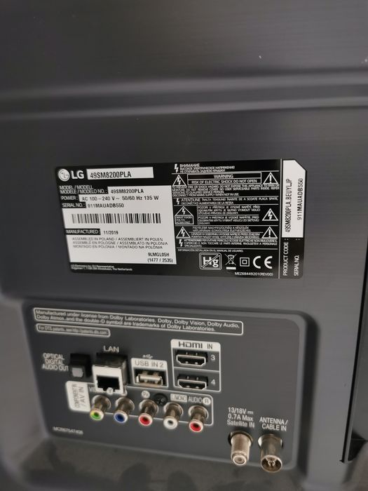 Telewizor LG 49SM8200PLA