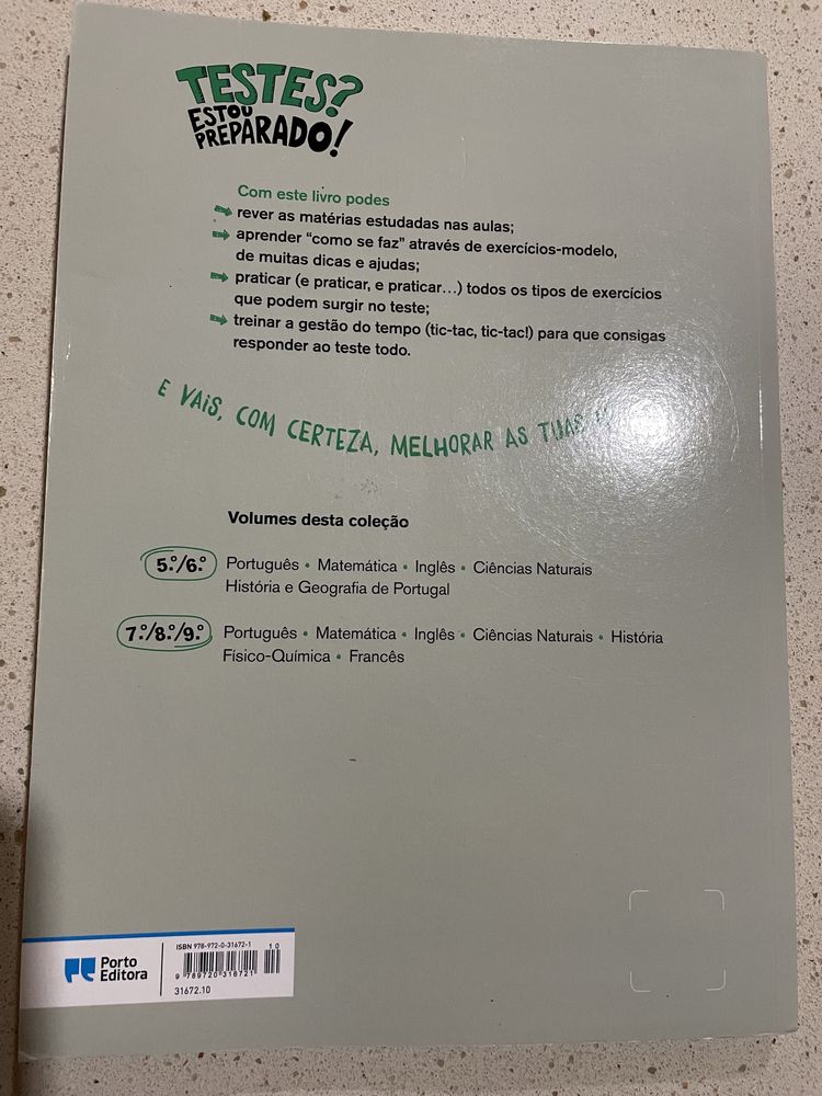 Livro Testes Estou Preparado Fisico-Quimica 9