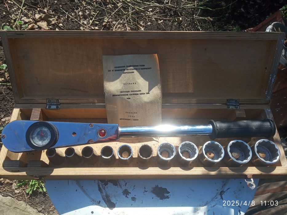 Продам микрометр, ключ динамометрический.