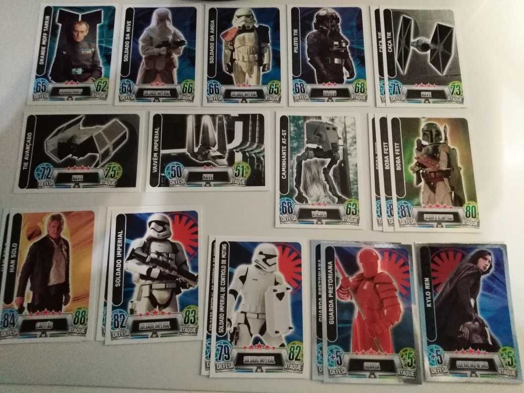 Cromos Angry Birds e Star Wars (ver descrição)