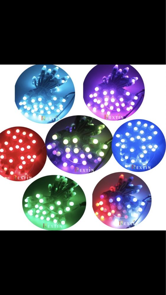 50 leds prova de água - Novo