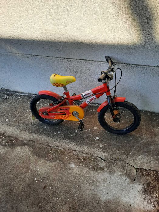Bicicleta de criança roda 14 + triciclo