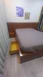 Cama casal toda em madeira