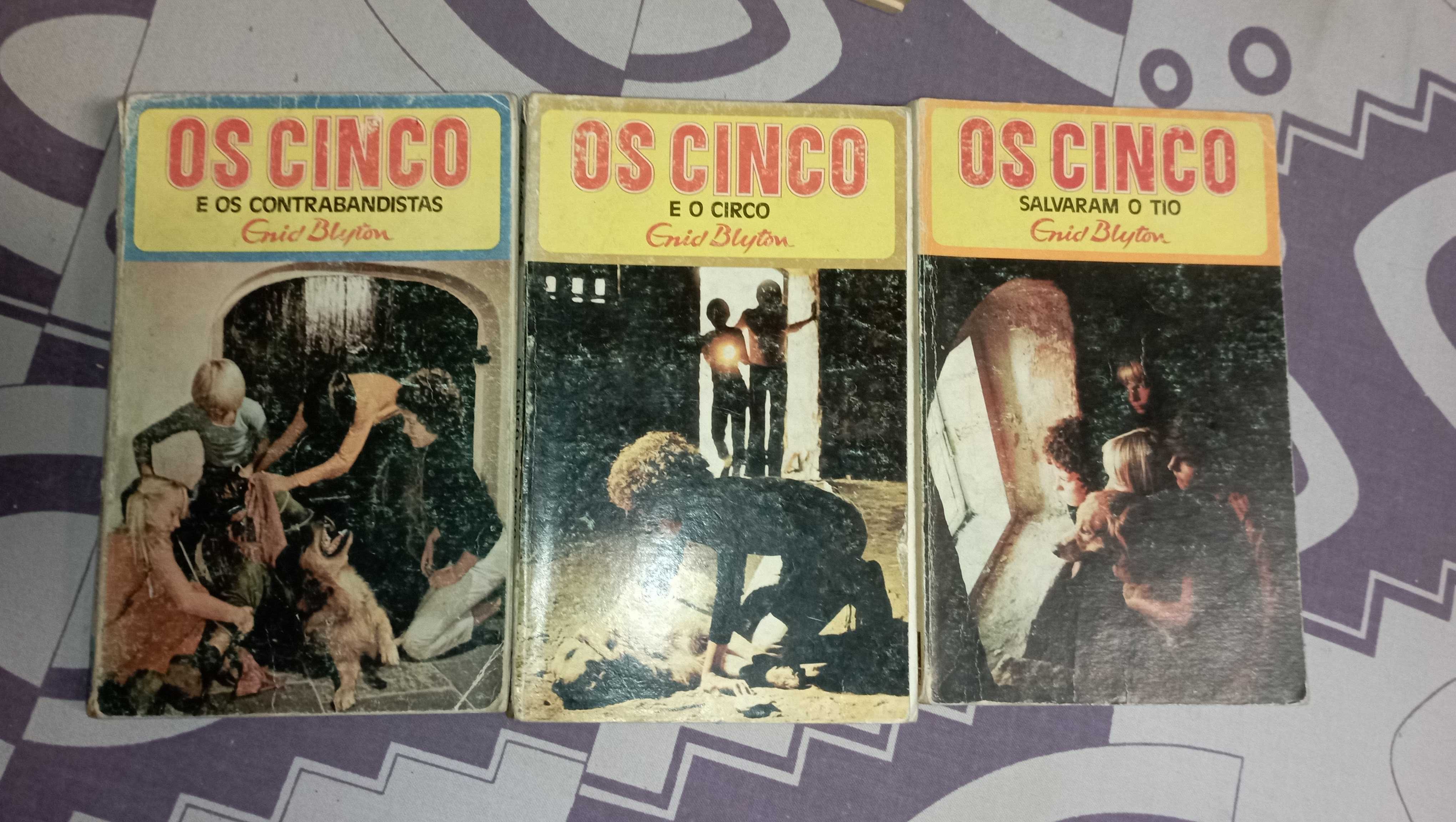 Colecção de livros vintage: Os Cinco
