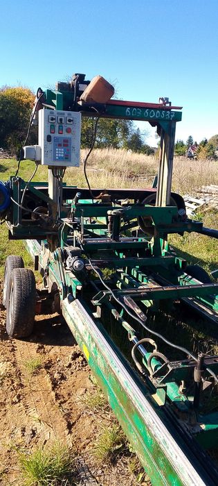 Usługi trakiem mobilnym. Tartak obwoźny