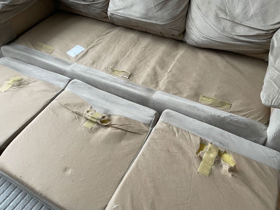 Komplet wypoczynkowy sofa 2 3 osobowa fotel usa beż kanapa usa domotek
