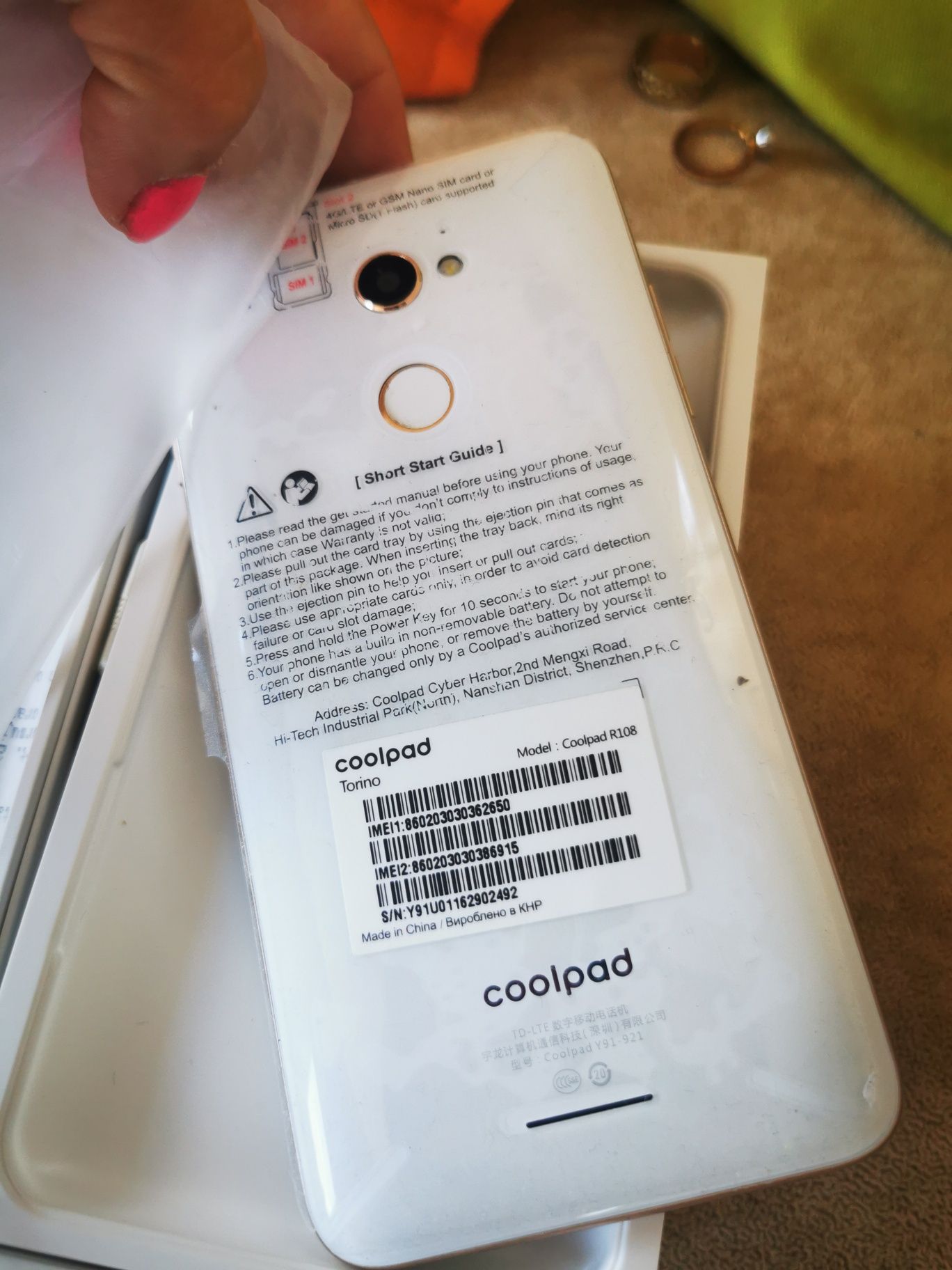 Coolpad Torino White