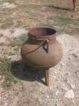 Panela de ferro.