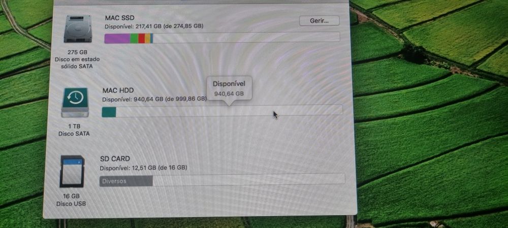 Imac 21.5 I5 ssd 280G memória 16G