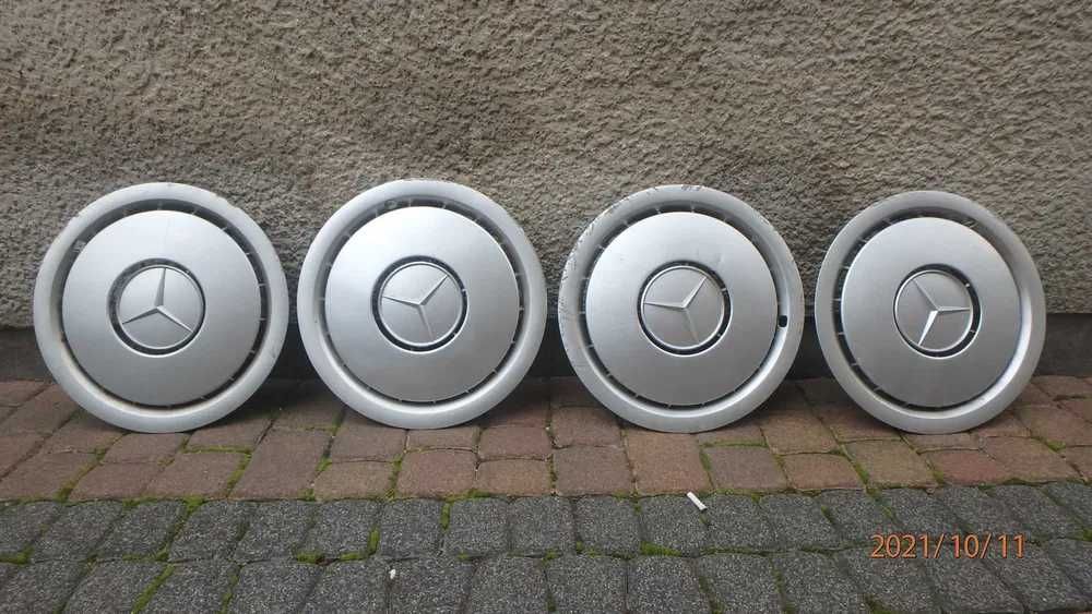Koła stalowe Mercedes 15 " + oryginalne kołpaki.