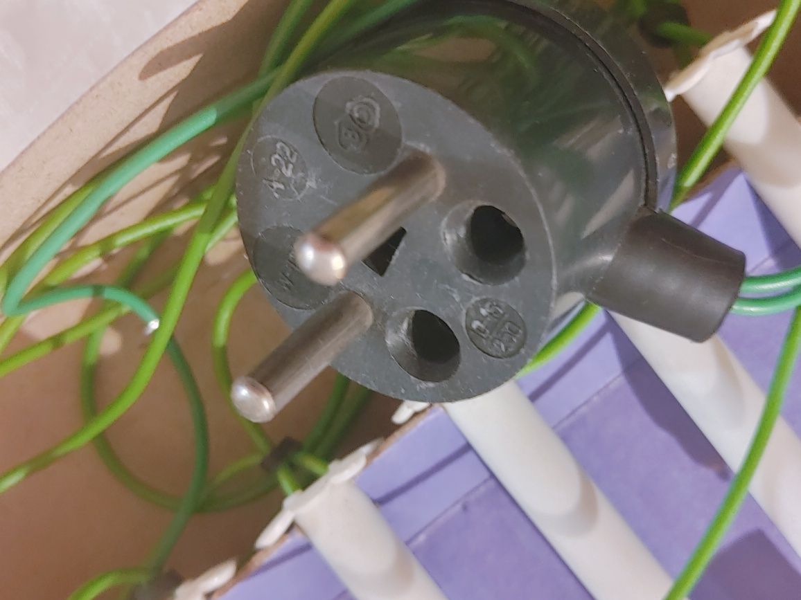 Lampki choinkowe retro światełka na choinkę PRL Delam Śnieżka