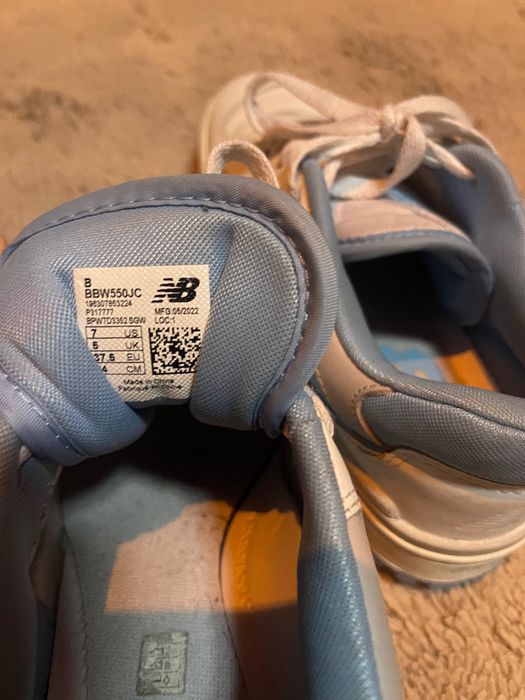 New balance 550 azul claro