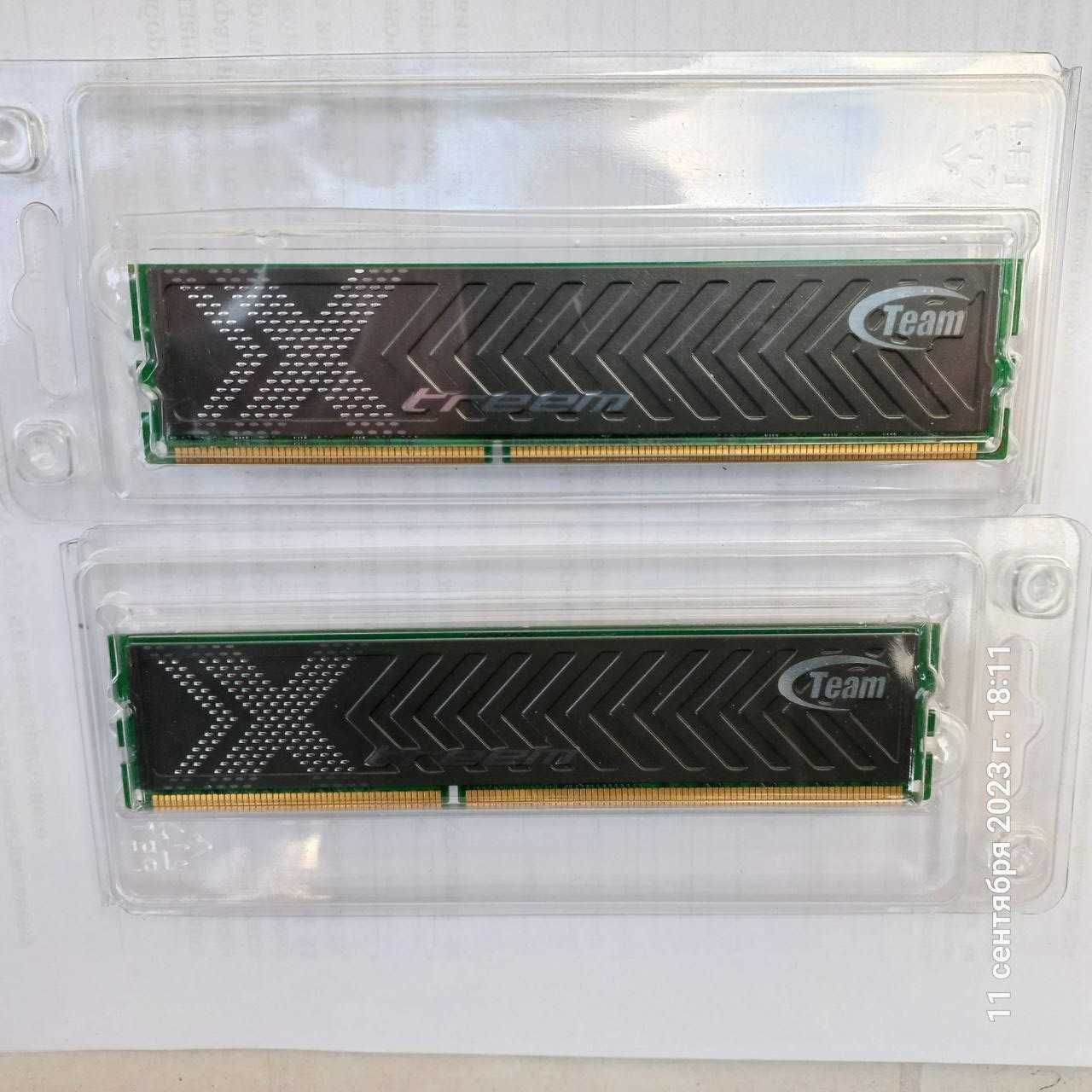 Team Group Xtreem Dual оперативная память 2*2GB, частотой DDR3 1600.