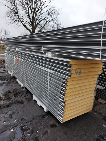 Płyta warstwowa 80 mm , RAL 9002, TRANSPORT,