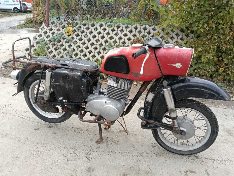 MZ Trophy ES250/2 250 Oryginał Do remontu Sprowadzony Transport Cały