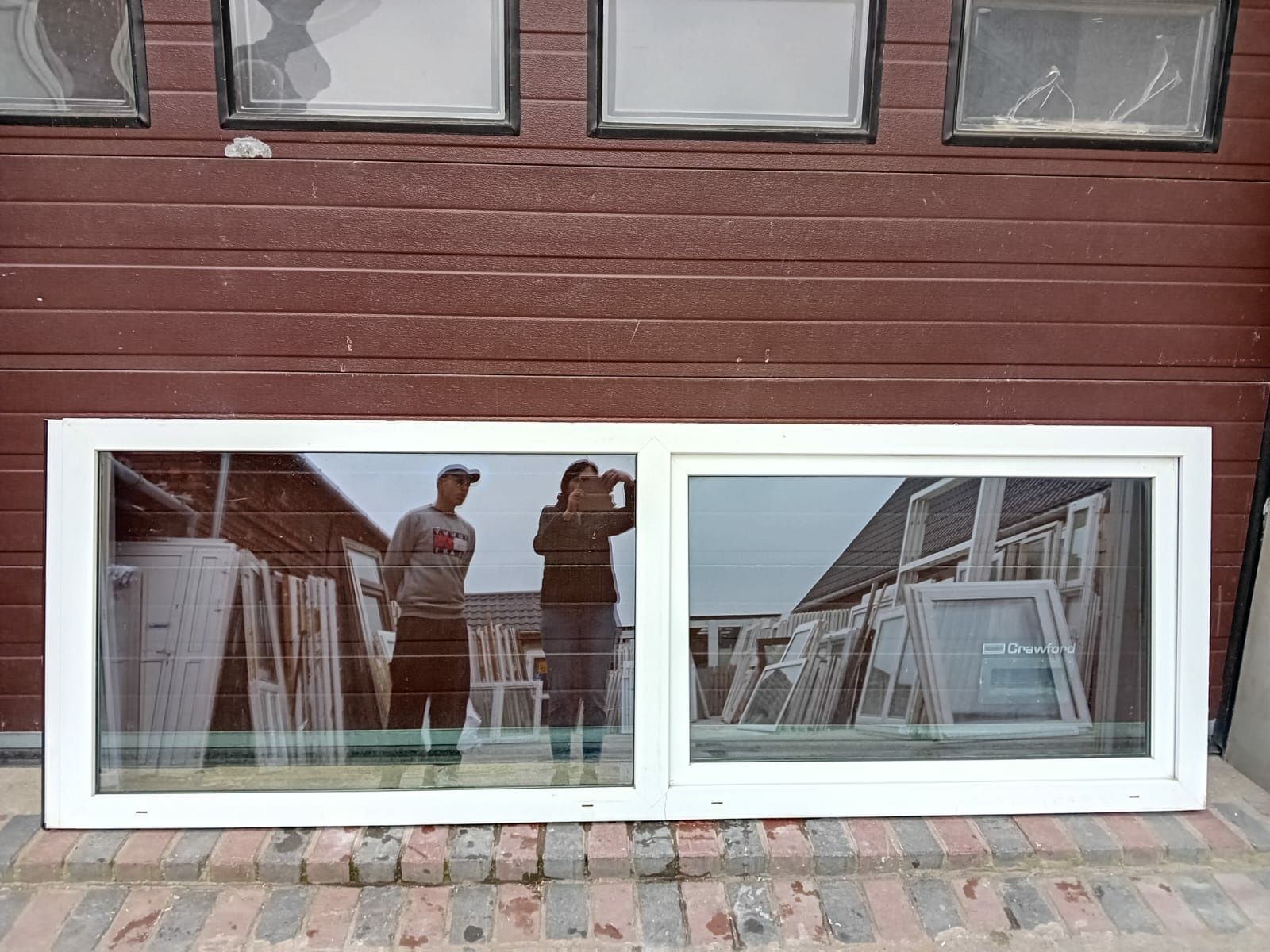 Okno uchylne z fixem witryną 281/284x97 PCV DOWÓZ CAŁY KRAJ