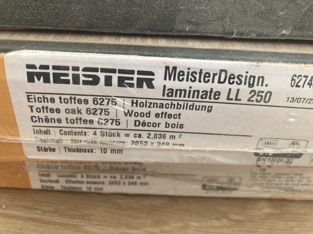 Panele podłogowe MEISTER Dąb toffee 6275, LL 250, 6m2