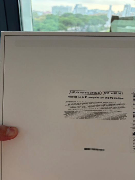 MacBook Air 15” M2 (2023, 512GB) – Como Novo – Com Caixa – 900€